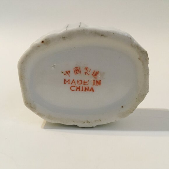 Pink Rose Dove Trinket Box Birds Flower Bow Jewelry Treasure White Porcelain - Picture 10 of 10